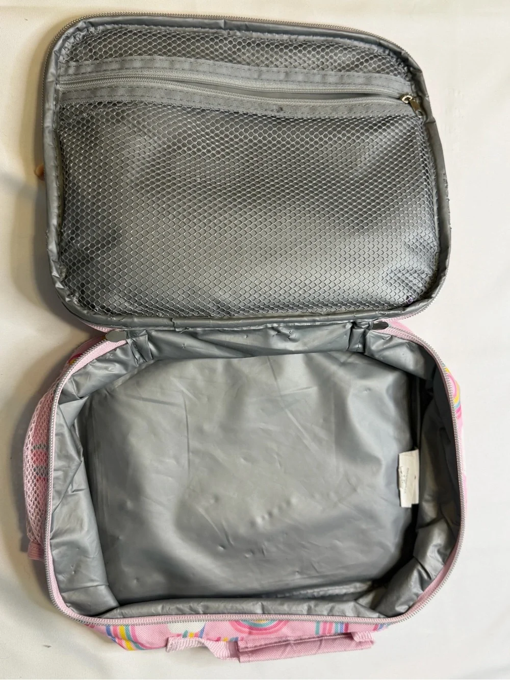 Tommy Bahama Kids Pink Rainbow Print Lunch Tote